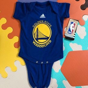 Adidas Golden State Warriors Onesie 0-3 Months